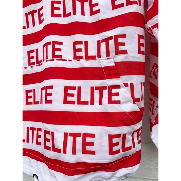 Five by Five Windbreaker Jacket ELITE Reflective Hood 1/4 Zip Medium Boys Fall - Picture 2 of 7